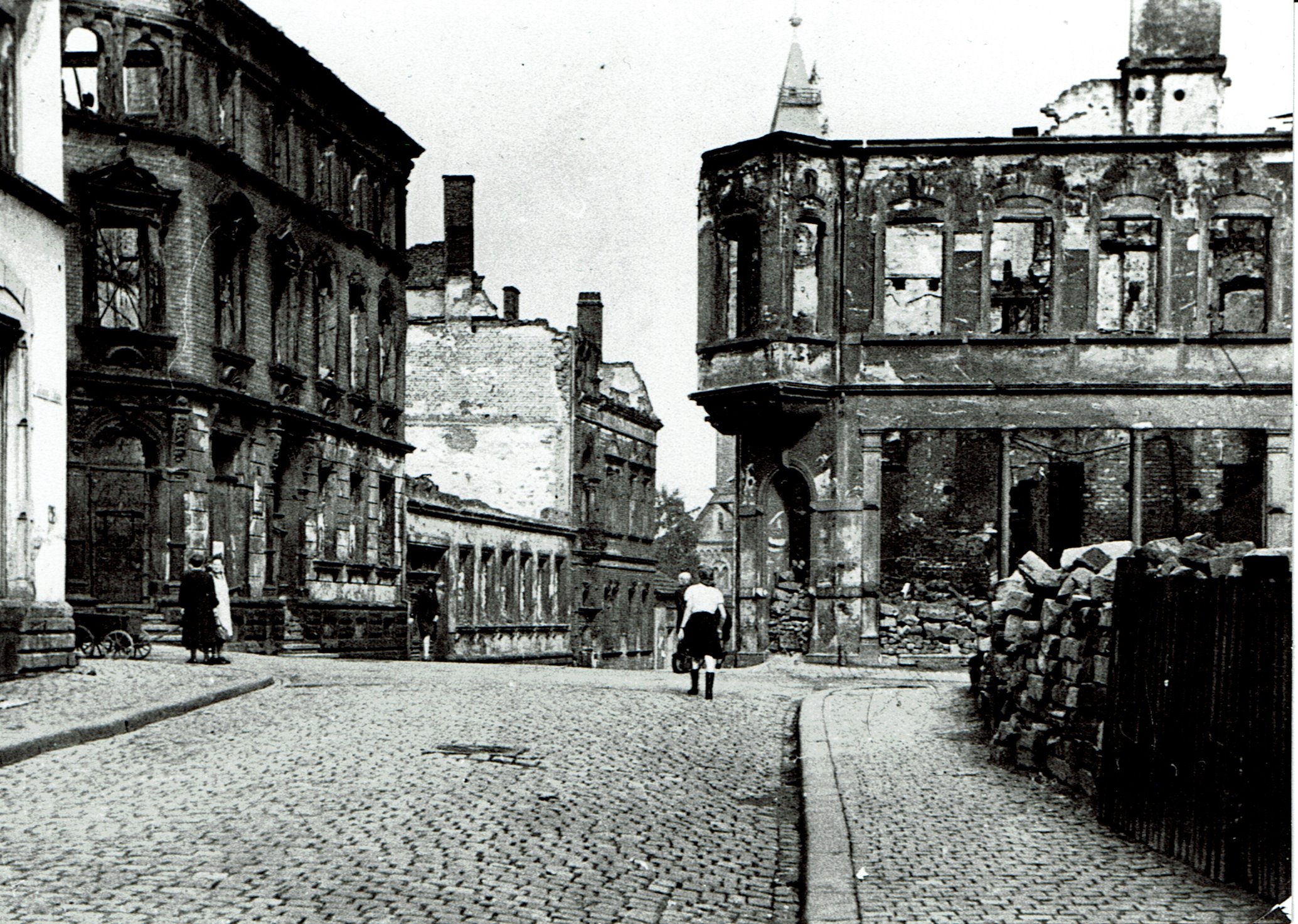 1945 Langenstrich Johannesstr.Ad. Kolping Str. Foto Archiv Schwenk 74 9