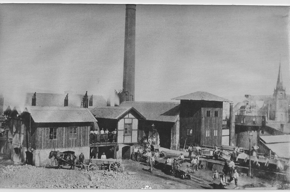 Neunkircher Eisenwerk um 1880 Neunkircher Eisenwerk um 1880